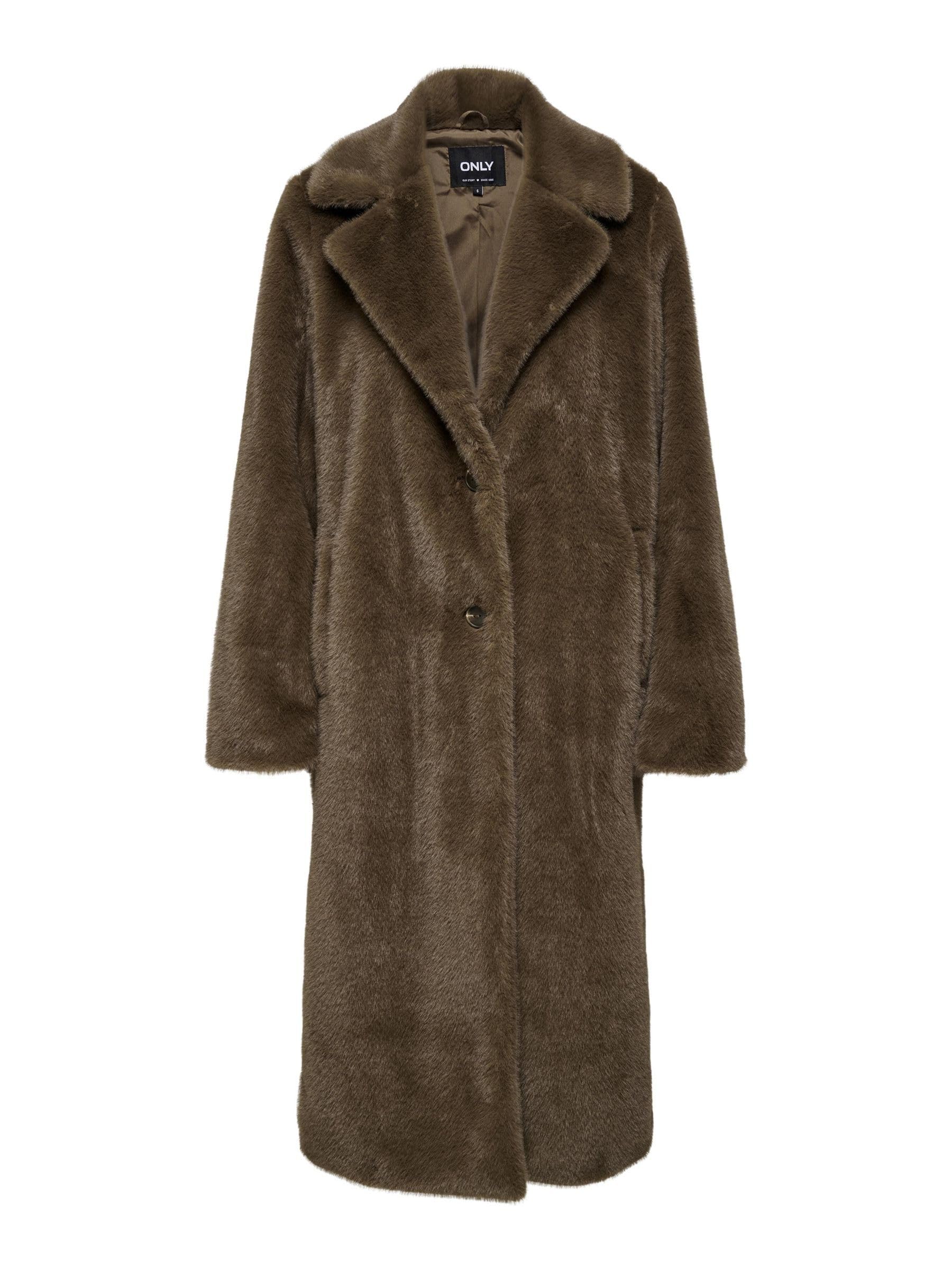 ONLY Tall ONLMEAGAN COAT - Mantel - chocolate torte/donkerbruin