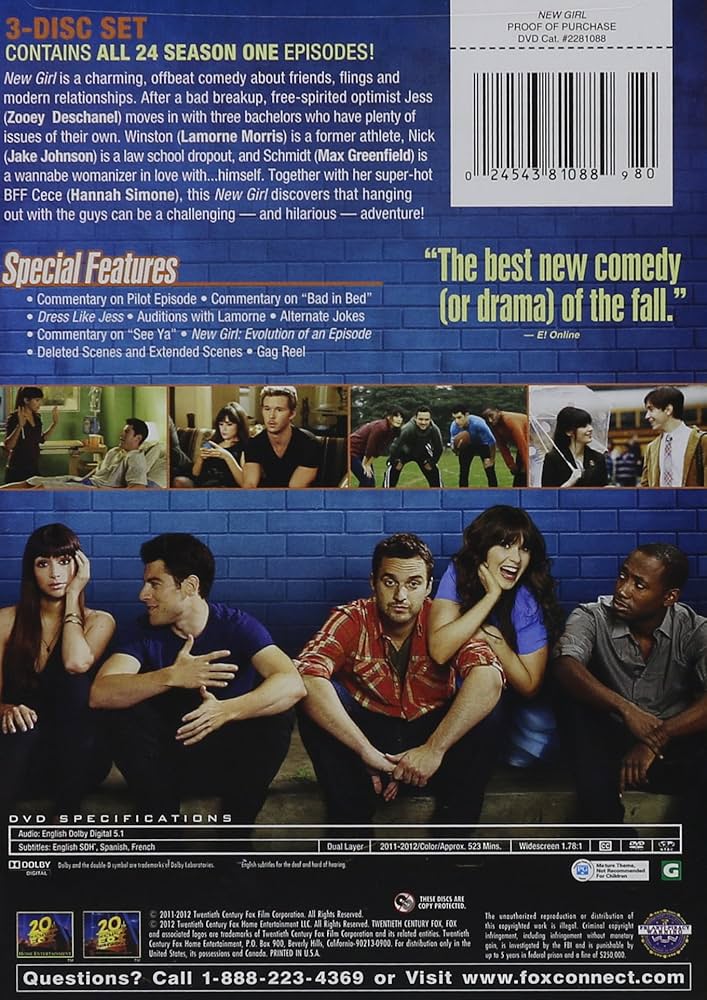 その他 New Girl - Season 1 [DVD] [Import] New Girl - Season 1 [DVD]: Amazon.co.uk: Zooey Deschanel