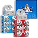 Kaas Modular Heavy-Duty Battery Terminal, 8AWG to 4/0 AWG, Automotive Battery Terminals, Compatible with Bolt Down & Threaded Batteries, M8 (5/16”-18)