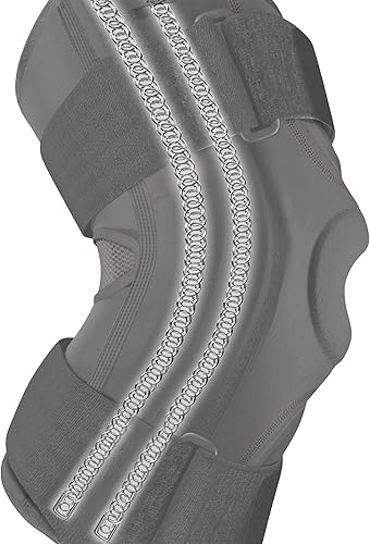 Miniatura 5 de Shock Doctor Rodillera 870, soporte de rodilla para estabilidad, inestabilidad menor de rótula, lesiones de menisco, esguinces de ligamentos menores