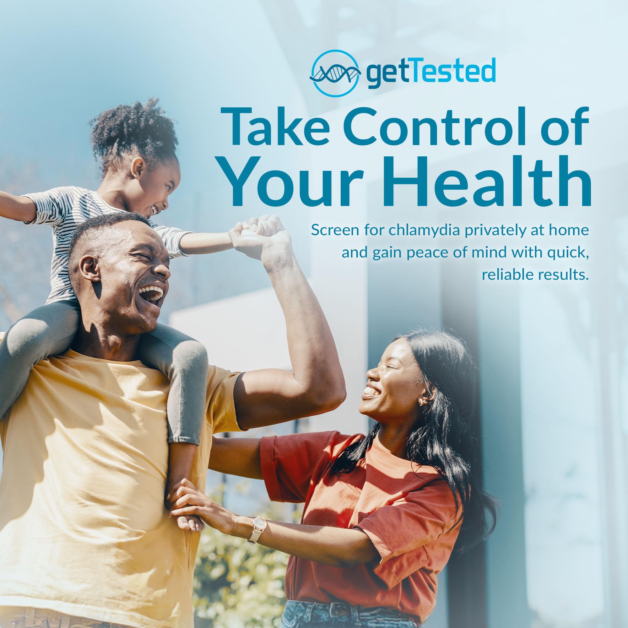 GetTested Kit per test della clamidia, test rapido a casa per uomo e donna, screening privato della salute intima, risultati discreti e affidabili in 10 minuti, kit di auto-test dell'urina facile
