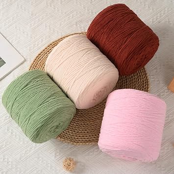 800 g Chenille Wool for Crocheting Pink