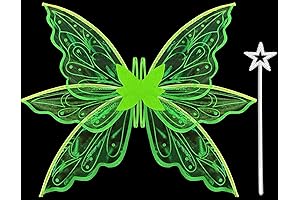 Dark Green Fairy Wings for Women – Unleash Your Inner Earthly Magic