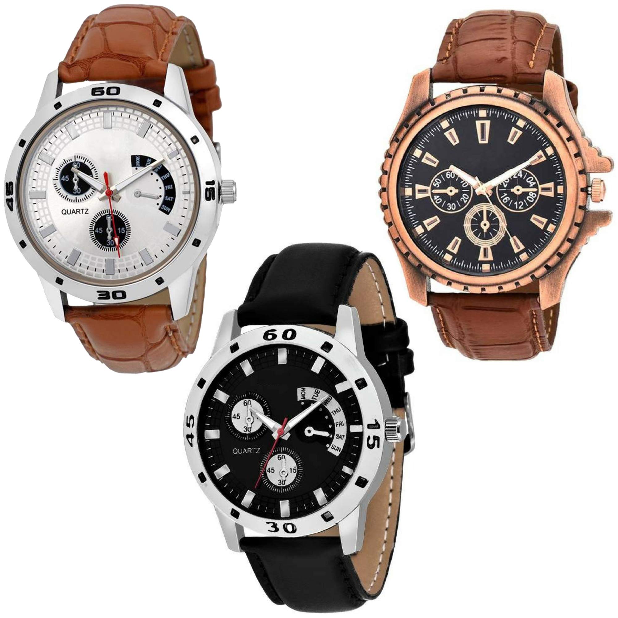 ON TIME OCTUS Analog Multicolor Dial Boys and Mens Watches (Combo of 3)-OT-203-207-208 (B084FMGD46) Amazon Price History, Amazon Price Tracker