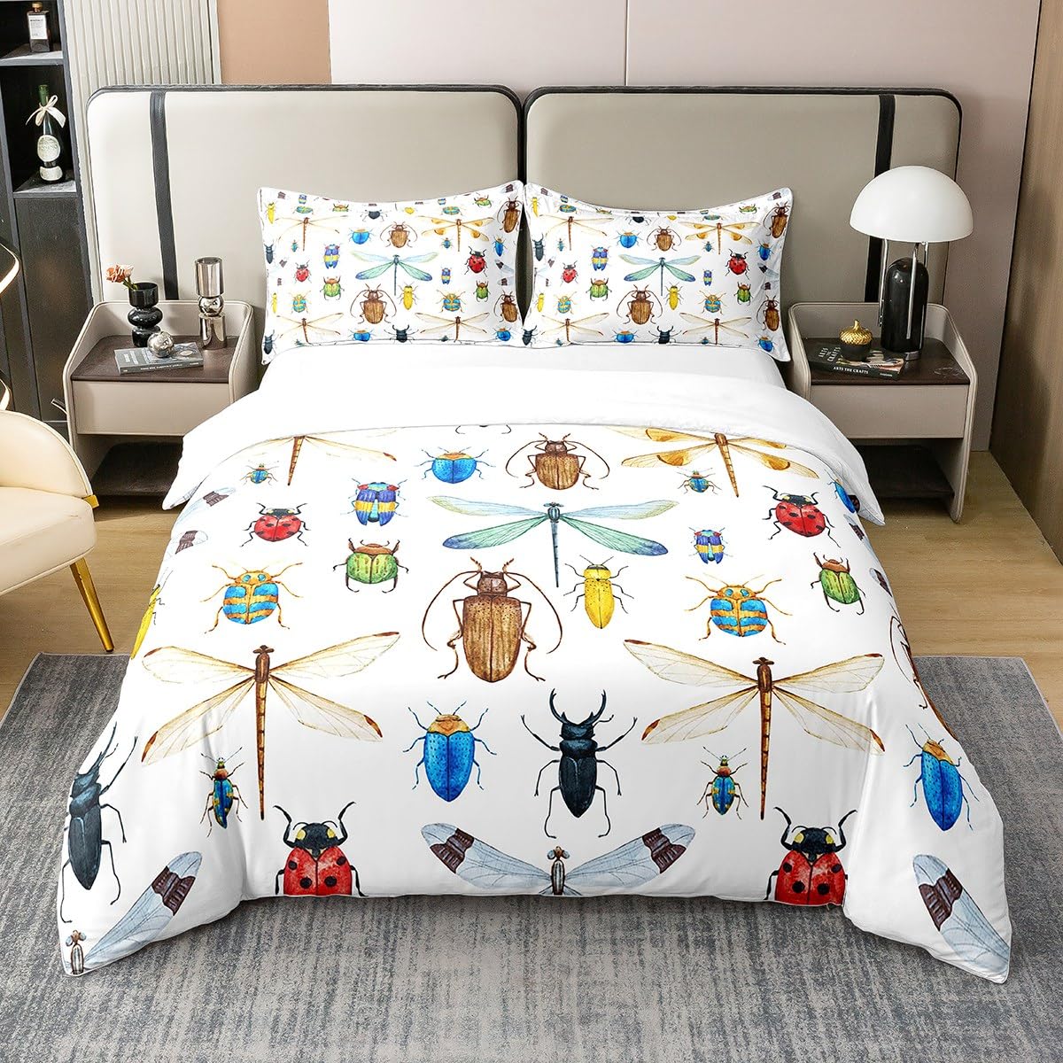 Parure de lit enfant coton bio hypoallergénique 220x240 cm finis les réveils nocturnes