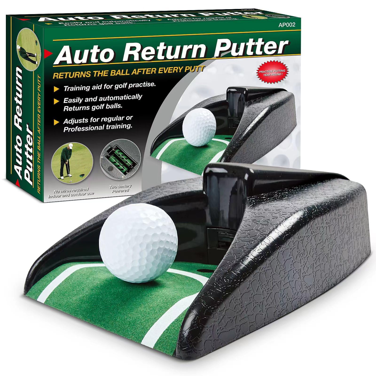 Golf Ball Automatic Return Machine Golf Putting Cup for Training Practice