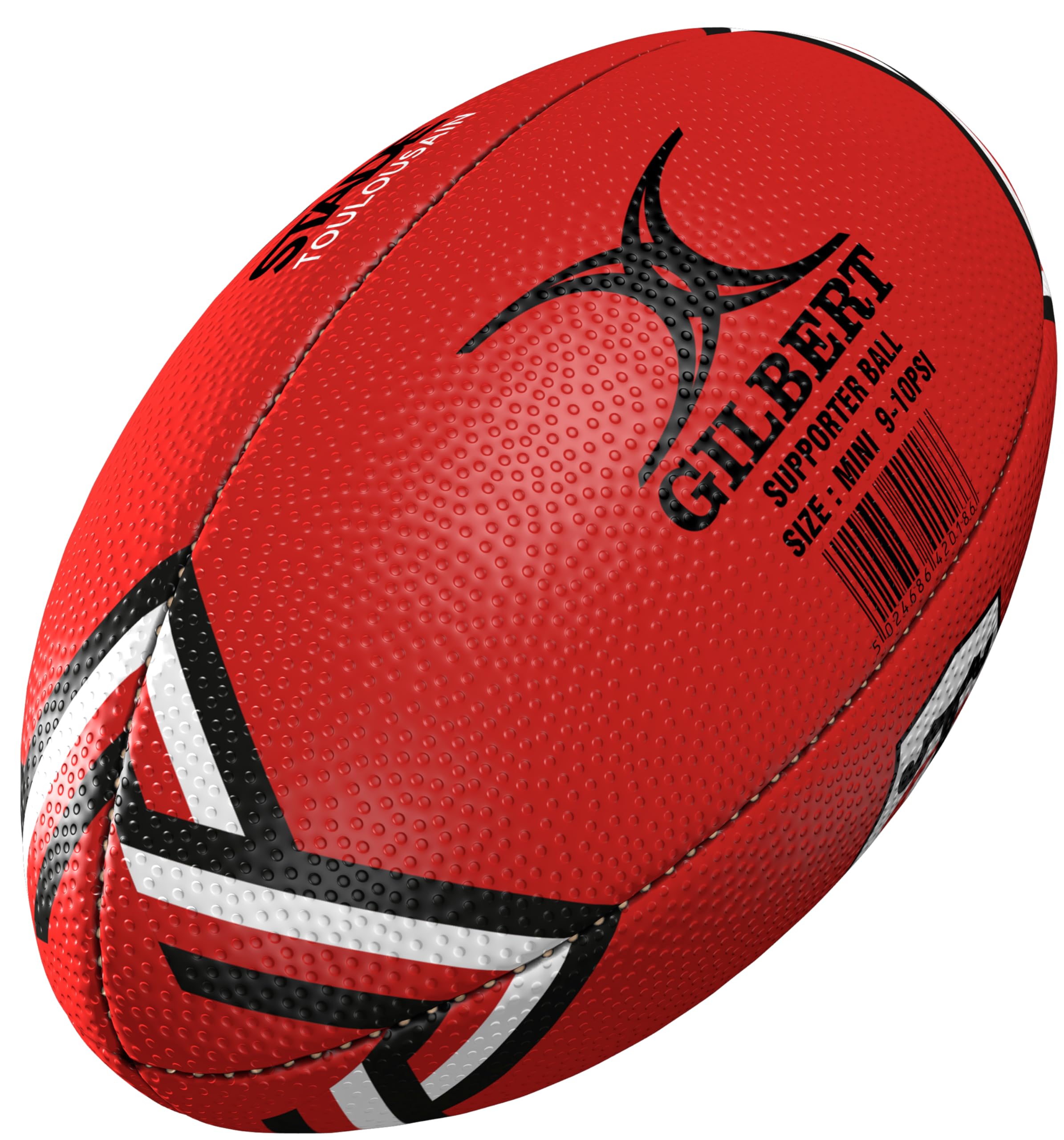 Gilbert Mini Ballon de Rugby Toulouse - Collection Officielle Stade TOULOUSAIN