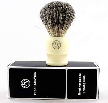 Amazon.co.jp: Frank shaving PURE badger Hair シェービングブラシ