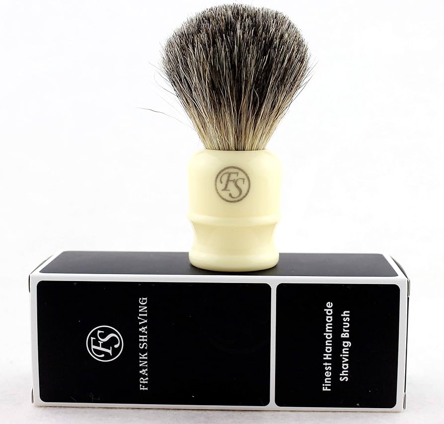 Amazon.co.jp: Frank shaving PURE badger Hair シェービングブラシ