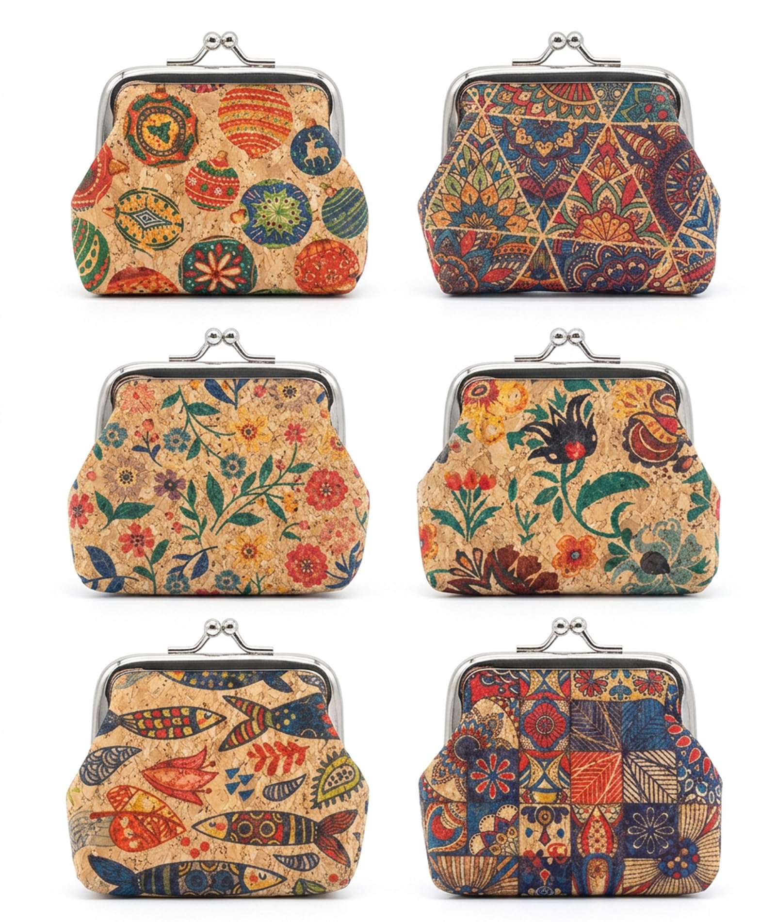 6 Pcs Small Pouches for Women, Coin Pouch for Women, Travel Organizer for Cosmetics and Jewelry, Compact Storage for Personal Items, Multi-Purpose Coin Purse for Women-image-6