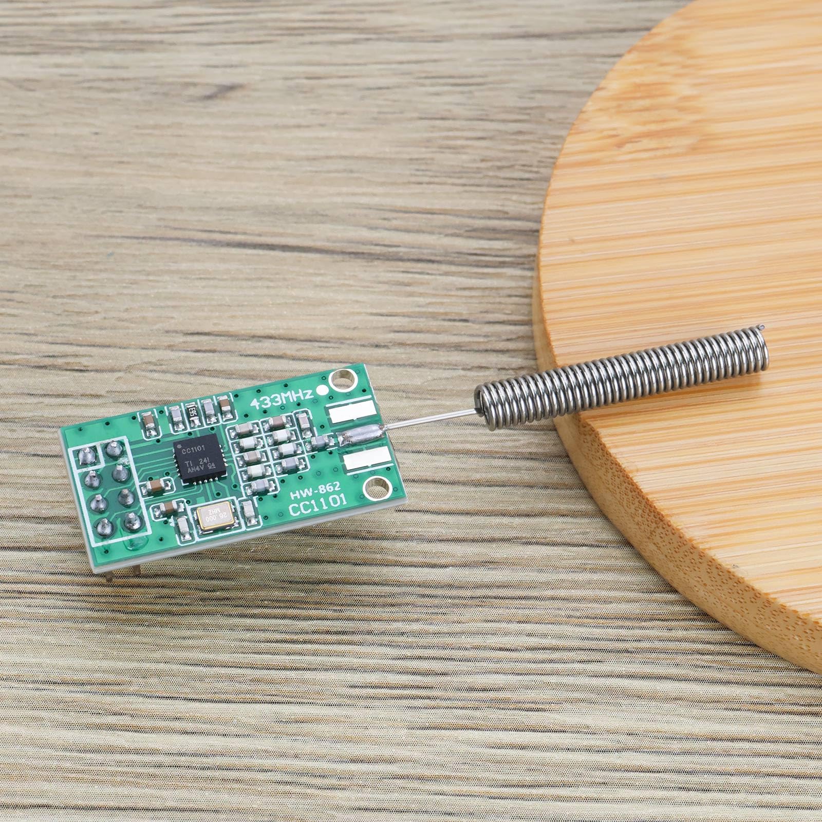 CC1101 RF Transceiver Module Met SMA Long Stick Antenna Voor Sub 433mhz Draadloze Communicatie
