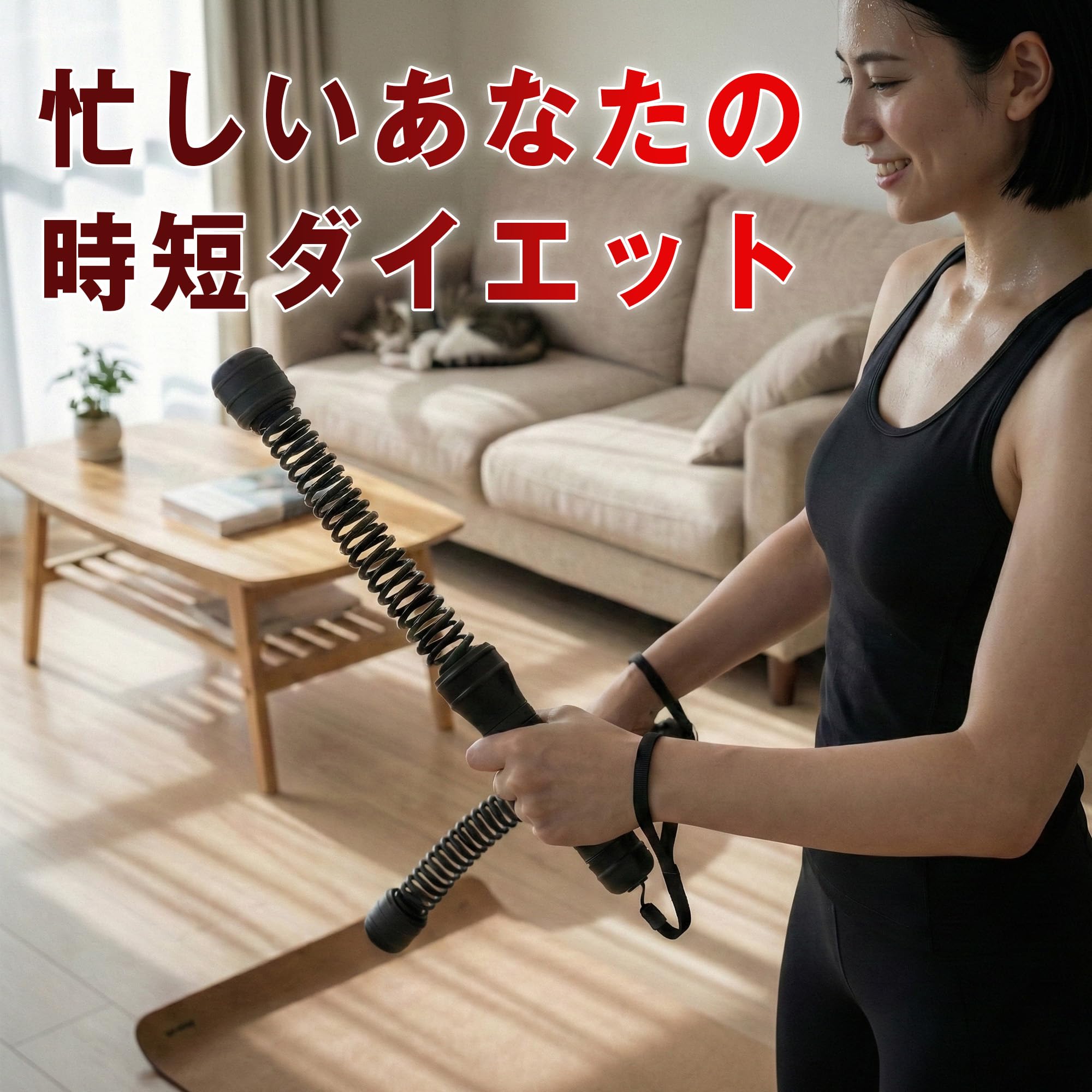 Amazon.co.jp: バトルロープ コードレス 筋トレ ダイエット