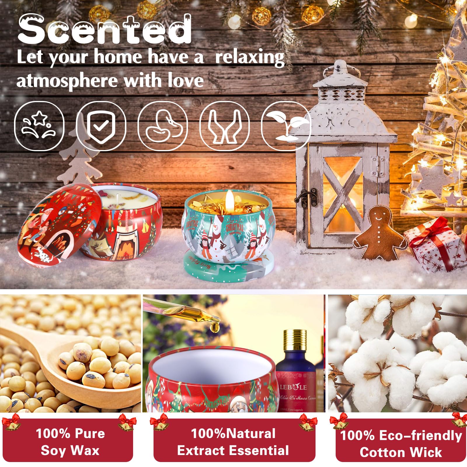 Kit Candele Fai Da Te Con Cera Di Soia - Set Completo Per Principianti Con Stampini