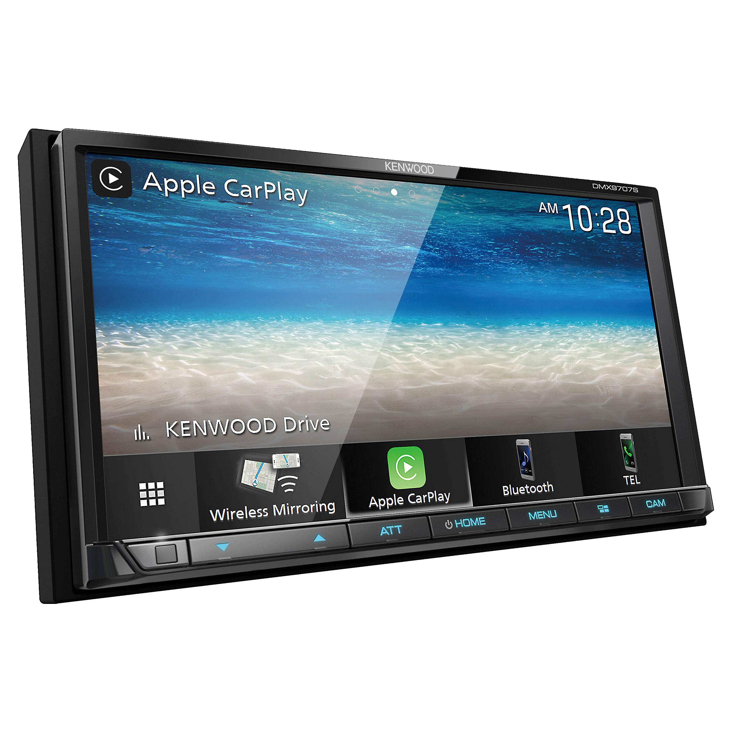Kenwood DDX9703S 2-DIN in-Dash DVD/CD/AM/FM Car Stereo w/ 6.95