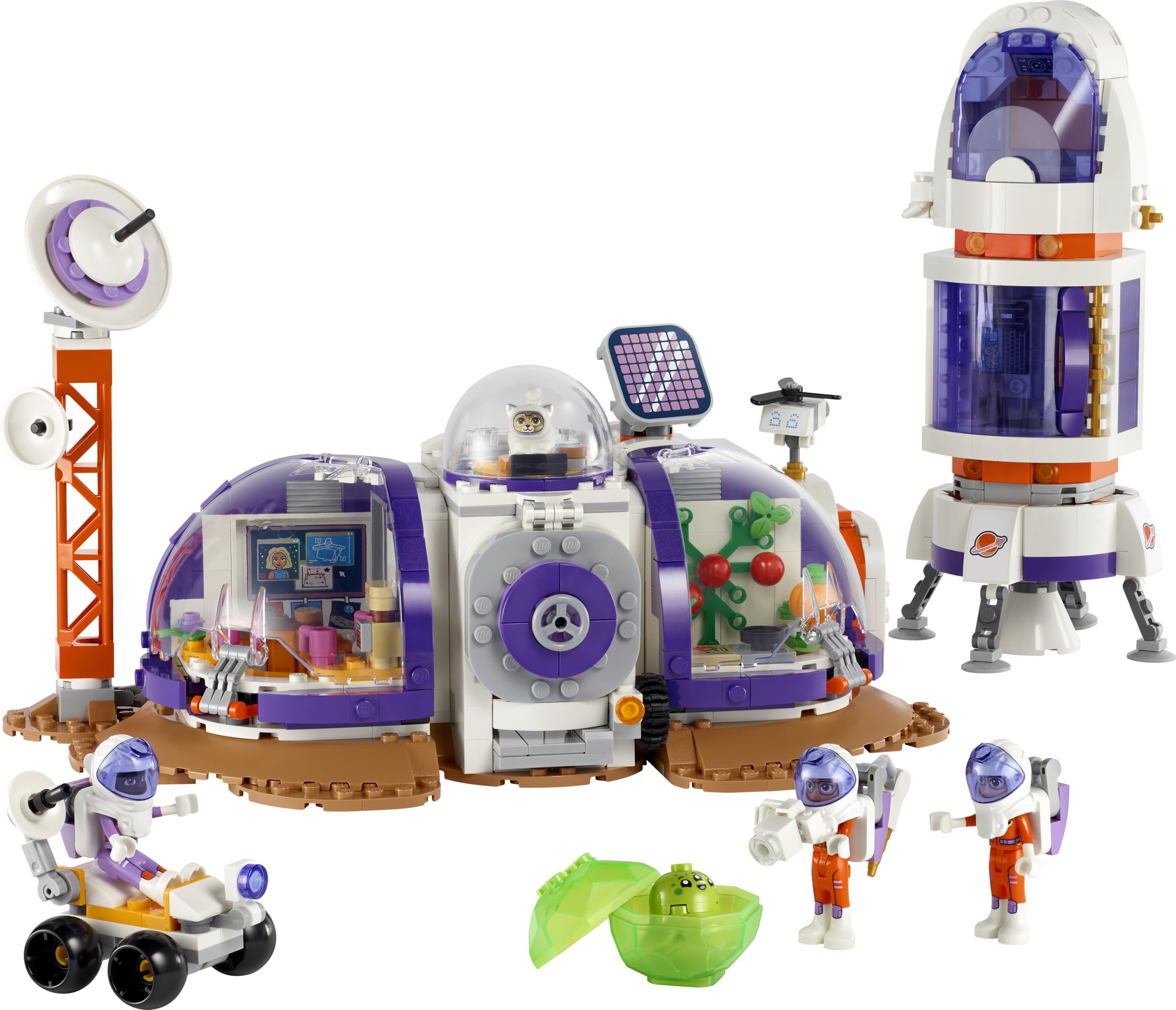 【M's bazaar】 Amazon.com: LEGO 42605 Friends Mars-Raumbasis mit Rakete, 3