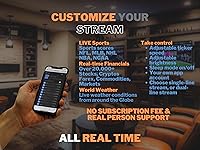 Vista 5 de Classic Delivering Real Time Stock, All Major League Sports, Crypto, Forex, Commodities, Weather. Dual Line Streaming. Industry Highest Resolution