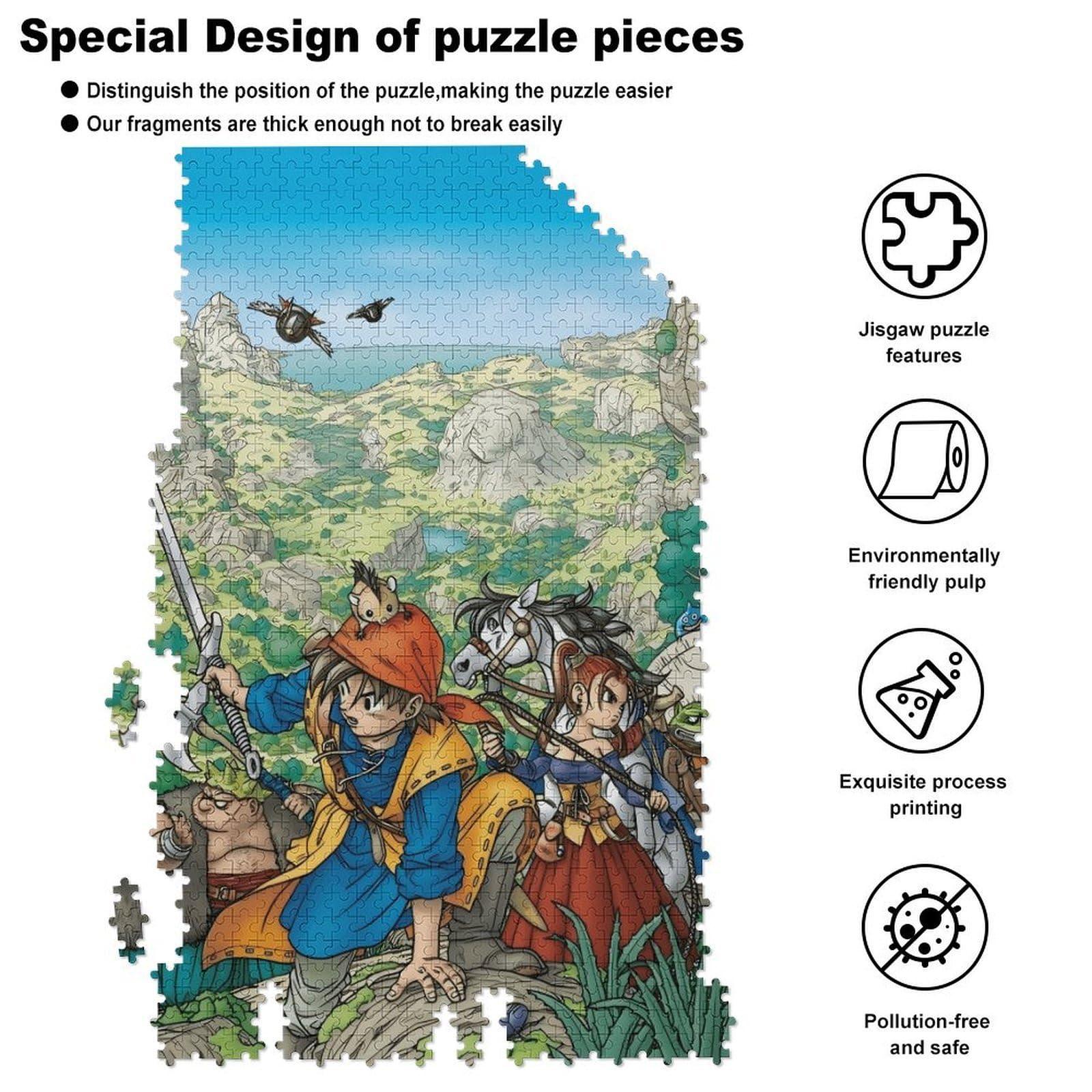 ドラゴンクエスト 500ピースジグソーパズル Amazon.co.jp: ドラゴンクエスト 木製ジグソーパズル 500ピース 二次元