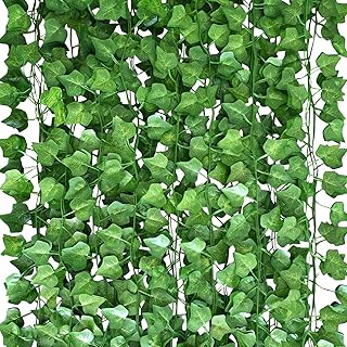 270 Feet 36 Pack Fake Vines for Room Decor, Artificial Ivy Greenery Garland Vine Leaves, for Bedroom, Garden Wall, Indoor Outdoor
