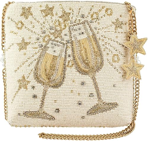 Mary Frances Toast Of The Town - Bolso de mano, Marfil