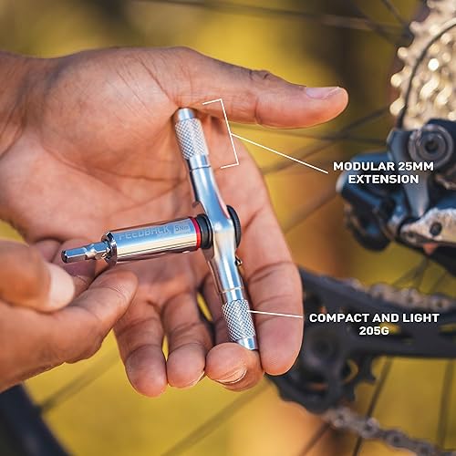 Miniatura 4 de Feedback Sports  Kit de trinquete de par fijo Reflex 5Nm  Juego de mini trinquete compacto con 10 brocas de acero S2 para un mantenimiento preciso