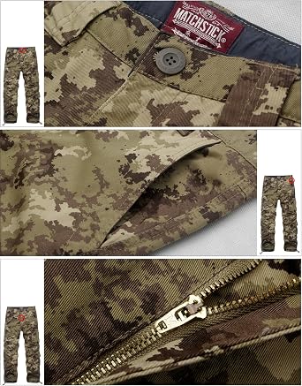 Match Men's Wild Camouflage Cargo Pants