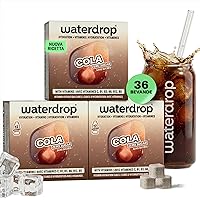 waterdrop® Cola Nuova Ricetta - Bevanda senza zucchero - 36 cubi per acqua naturale o frizzante