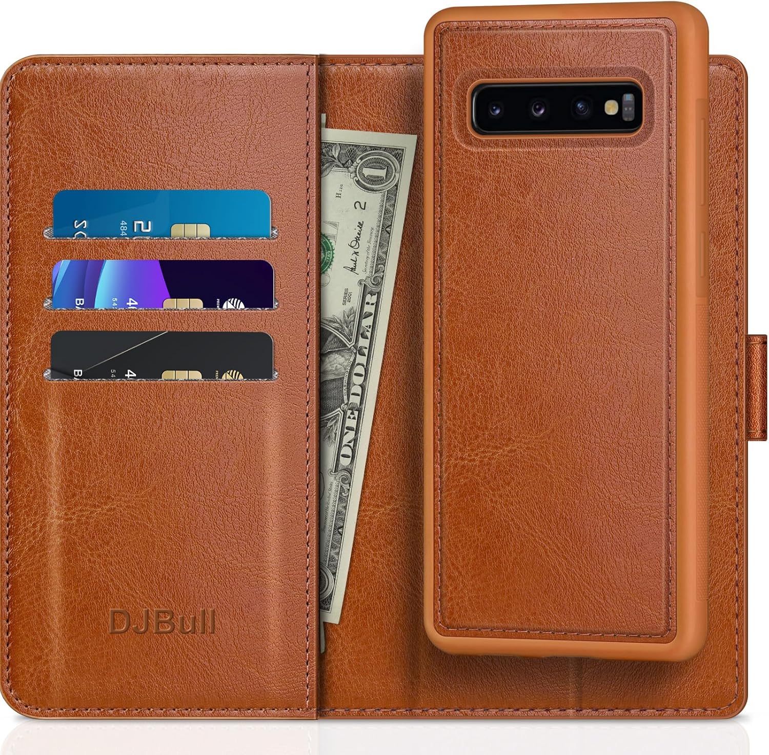 DJBull 2in1 Detachable for Samsung Galaxy S10 Wallet case