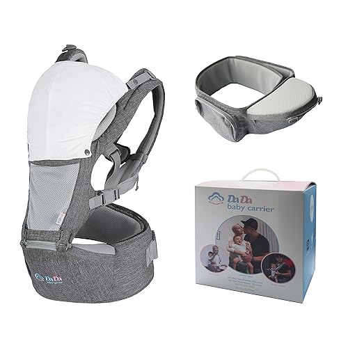 Texas Design - Asiento ergonómico de cadera DADA con certificación de seguridad, portabebés para recién nacidos a niños pequeños, taburete de