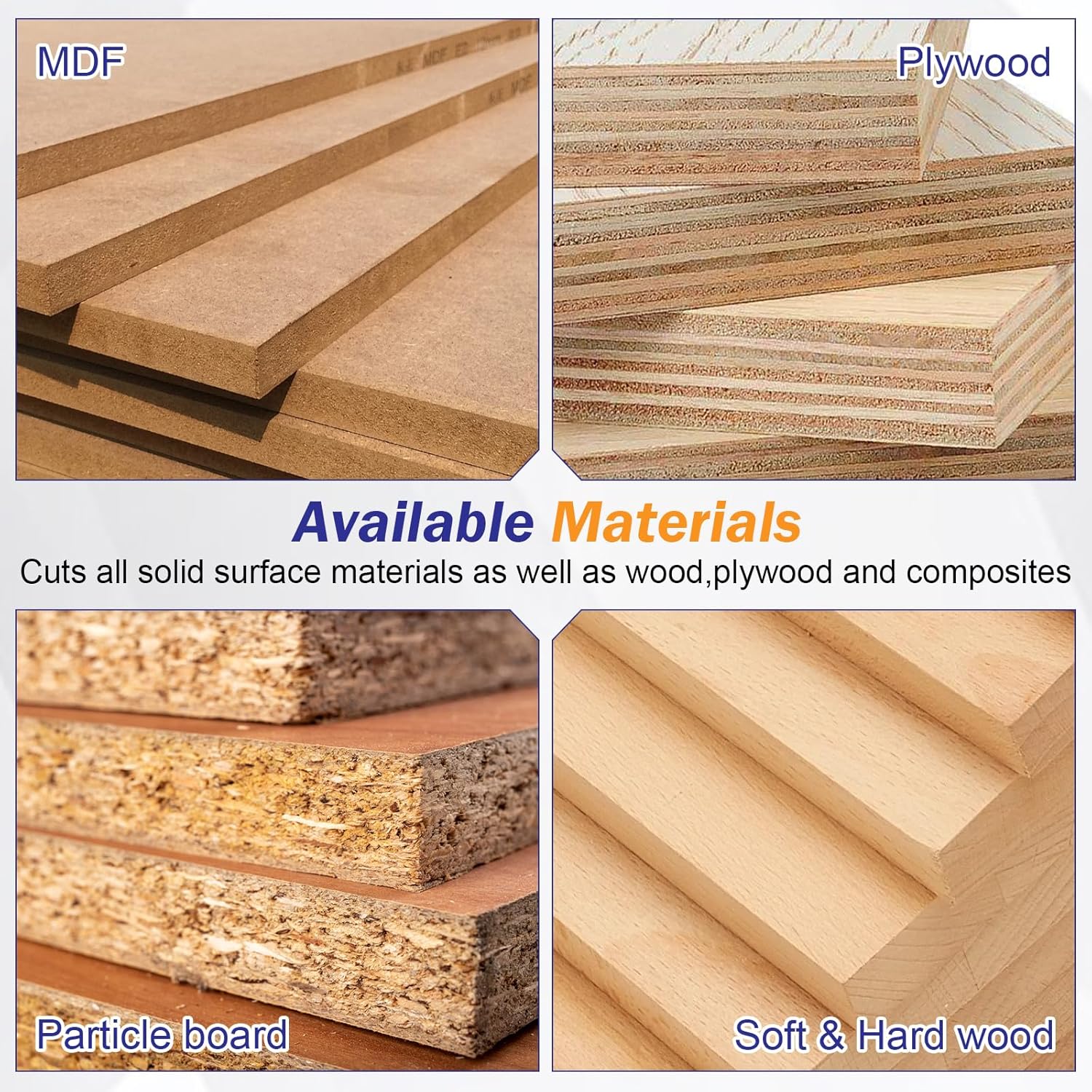 Compression Spiral Router Bits 1/4 "Shank, 1/4 "Cutting Diameter, 1-1/4"CL, 3" OVL, Up Down Cut Bits for CNC & Wood Working / Wood Carving ,Carbide End Mill with DLC Coating