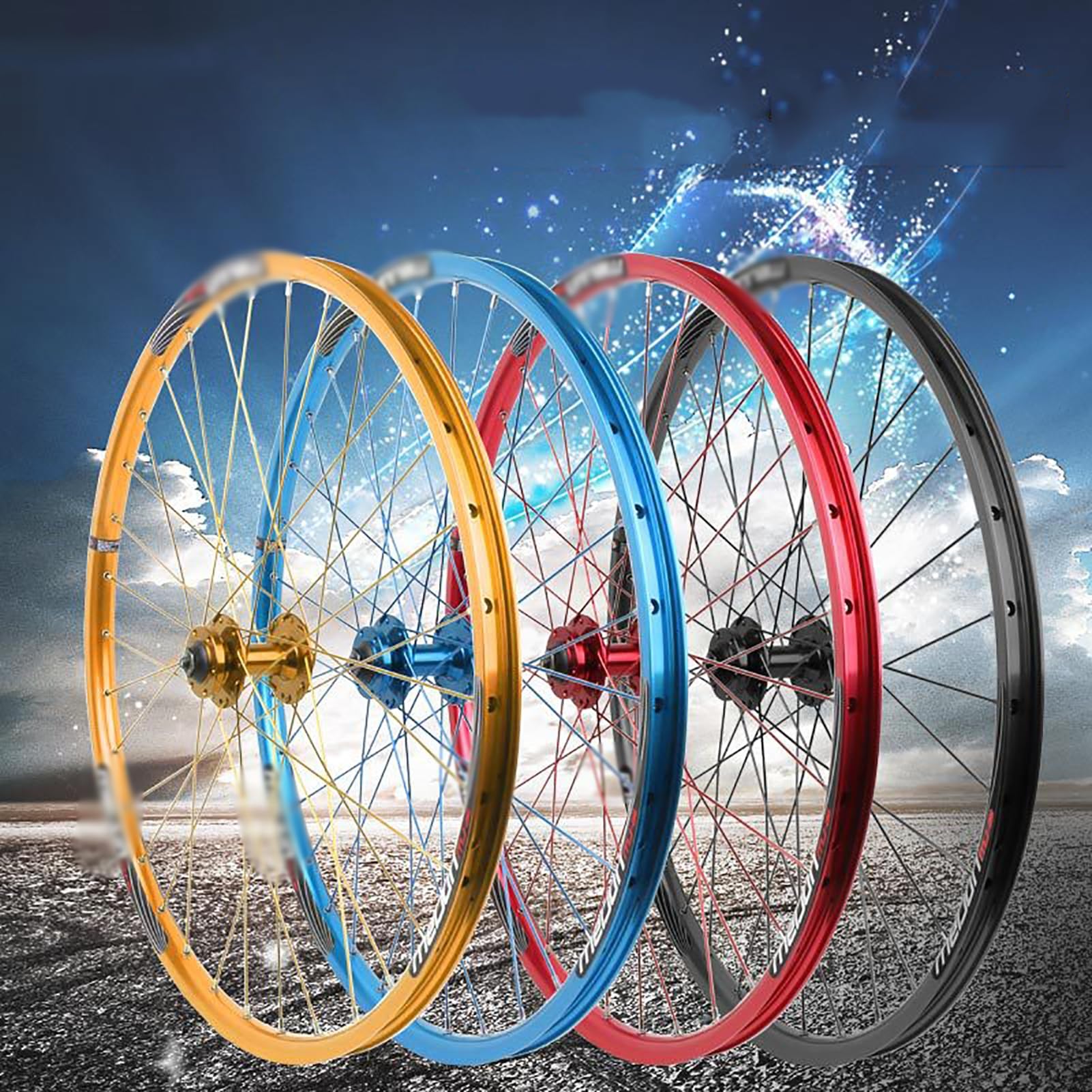 Amazon | マウンテンバイクホイールセット26インチ