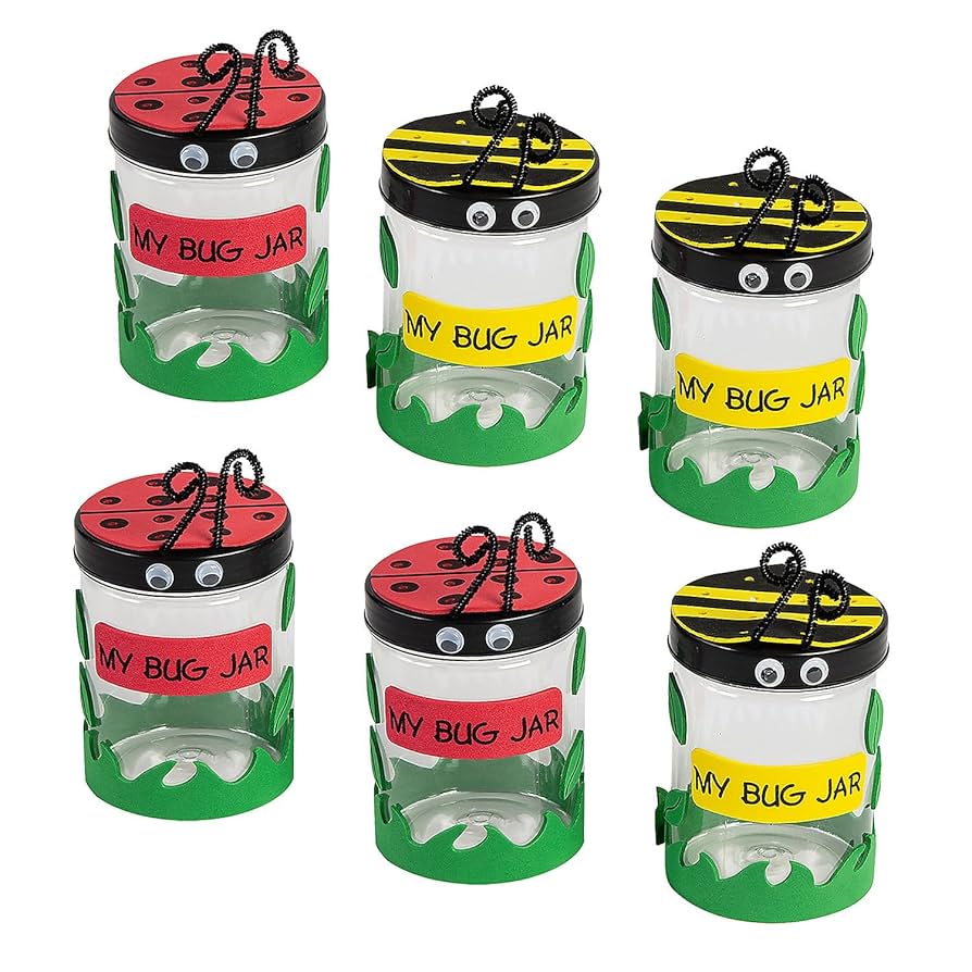 Amazon.com: Fun Express My Bug Jar Craft Kit – 48 Complete