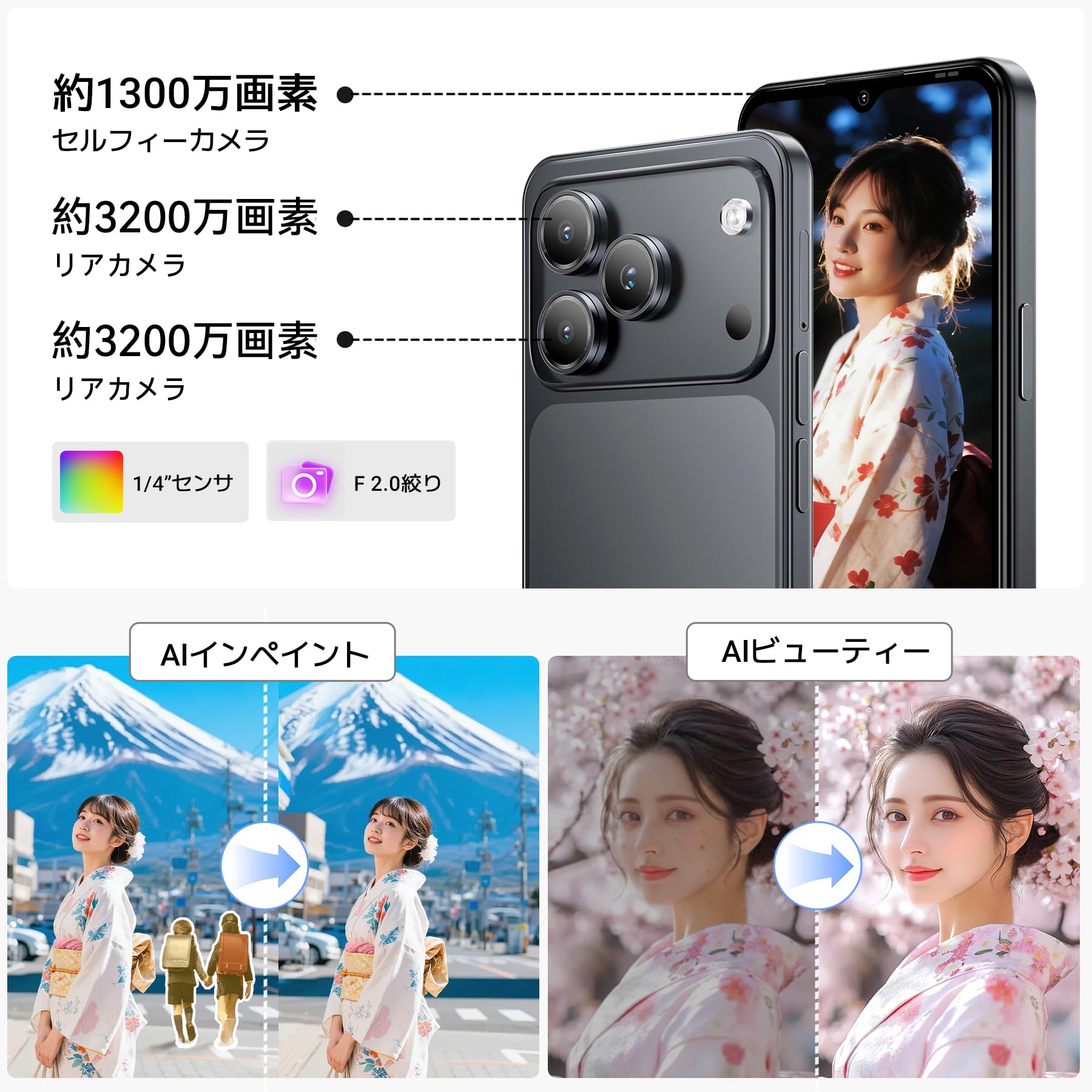 Amazon.co.jp: Blackview Wave 7C SIM Free Smartphone Japanese