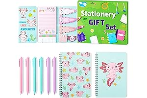 Axolotl Sticky Note Set: A Valentine's Day Delight