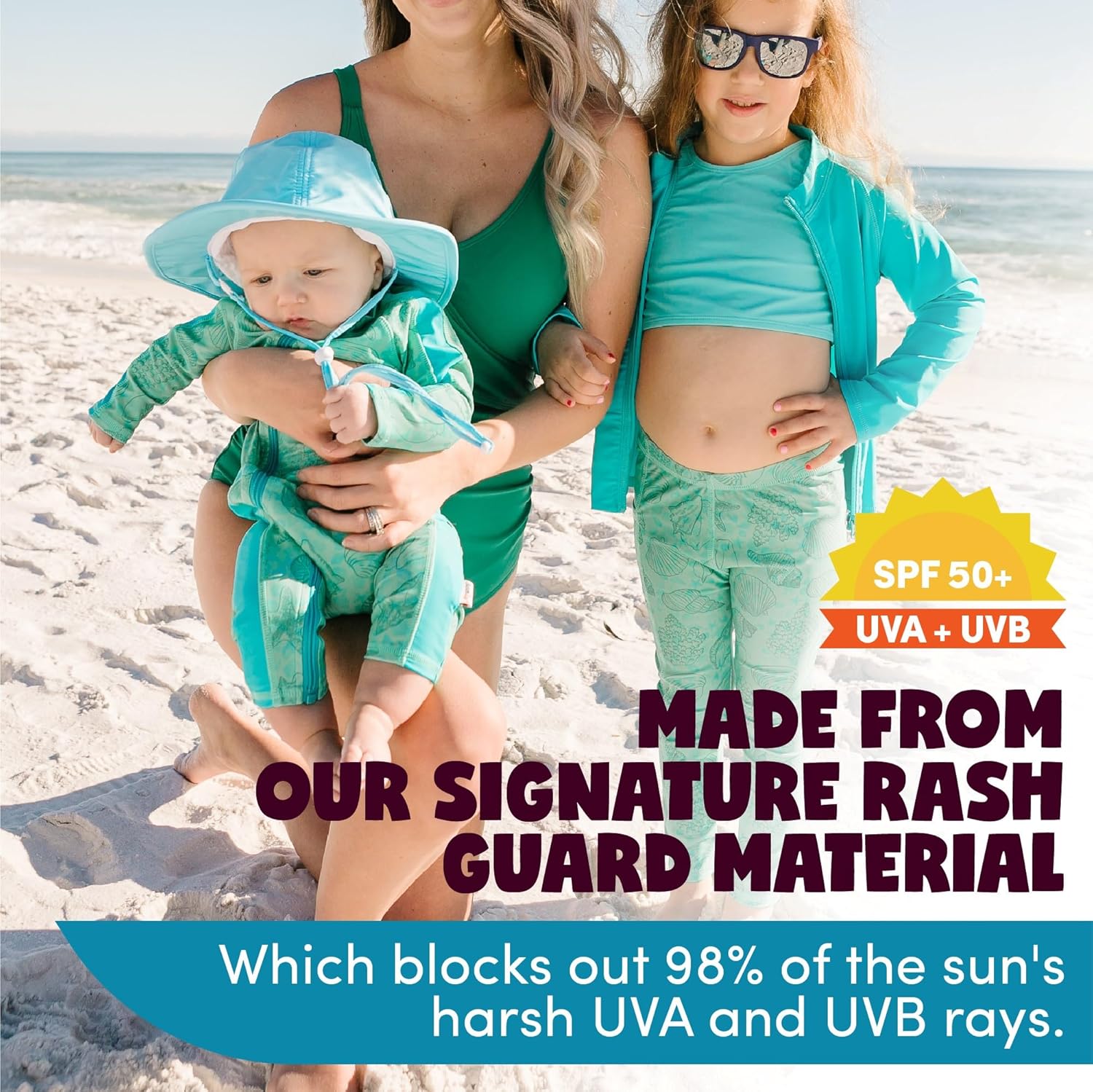 SwimZip Girls' Long-Sleeve UPF 50+ Swimsuit for Baby, Toddler, & Little Girls - Image 6