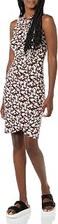 Amazon Essentials Damen Ärmelloses Kleid In Wickeloptik mit Crossover-Twistausschnitt