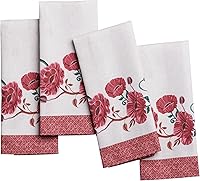 Vista 16 de Maison d' Hermine Servilletas de tela 100% algodón peinado de alta calidad, decorativas, lavables, juego de 4 servilletas para el hogar, cocina