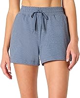 Amazon Essentials Women's Space Dye Athletic Shorts - Lightweight 4-Way Stretch, Moisture-Wicking Workout Gym Sweat Shorts