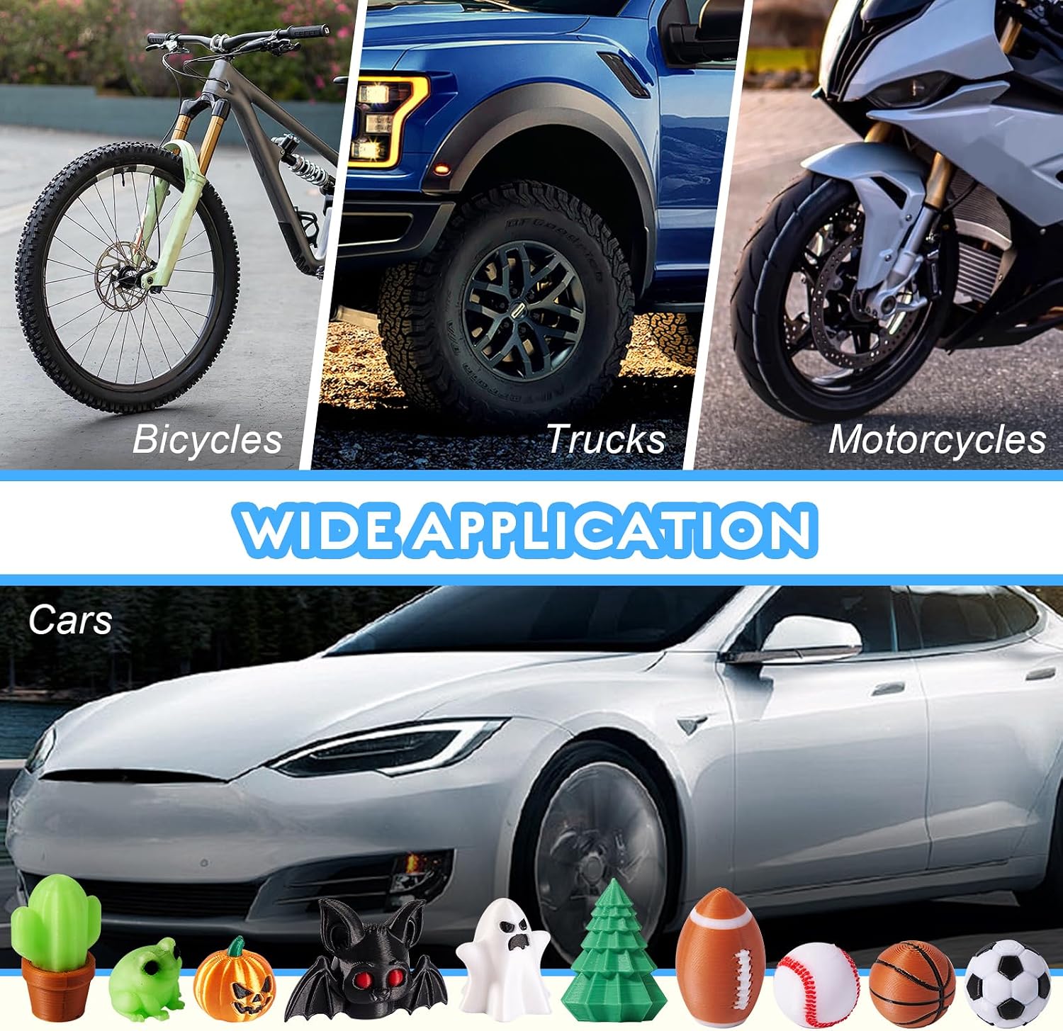 Rislobx Valve Stem Cover, Cute Baseball Tire Valve Stem Cap, Air Caps for Cars Bikes Motorcycles Trucks, Decorative Car Wheel Accessories (Baseball) image 5