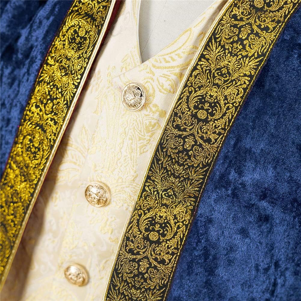 Apocrypha Mens Medieval Steampunk Tailcoat Victorian Vintage Jacket Frock Coat - Image 7