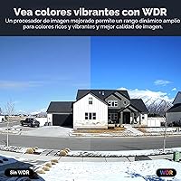 Vista 6 de WYZE Cam v4 (último modelo), cámara de seguridad AI de 2.5 K, cámaras para interiores y exteriores para seguridad del hogar, monitor de bebé