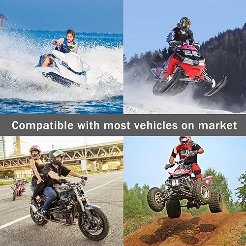 Miniatura 7 de Fluher 1 empuñadura de mango del acelerador de motocicleta, abrazadera de carcasa de reabastecimiento de combustible del acelerador con arnés de