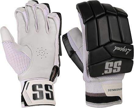 SS Cricket Legend Limited Edition Batting Gloves Mens, Right Handed Colors Blue, Red, Black, White,Green