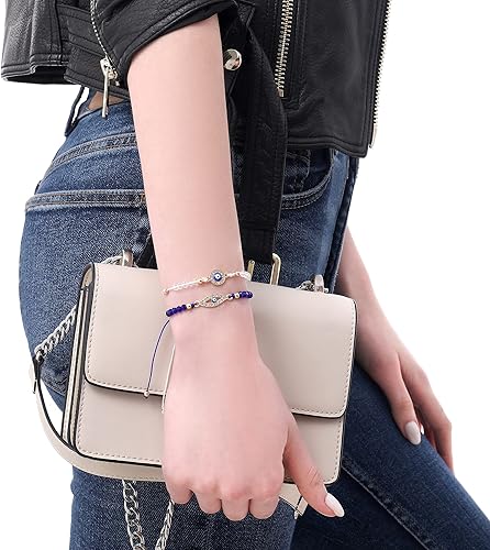 Miniatura 6 de 3624 Pcs Evil Eye Bracelets Pack Mexican Braclets Set ojo bracelet Protection Amulet Anklets Jewelry Gift for Women Girls Boys