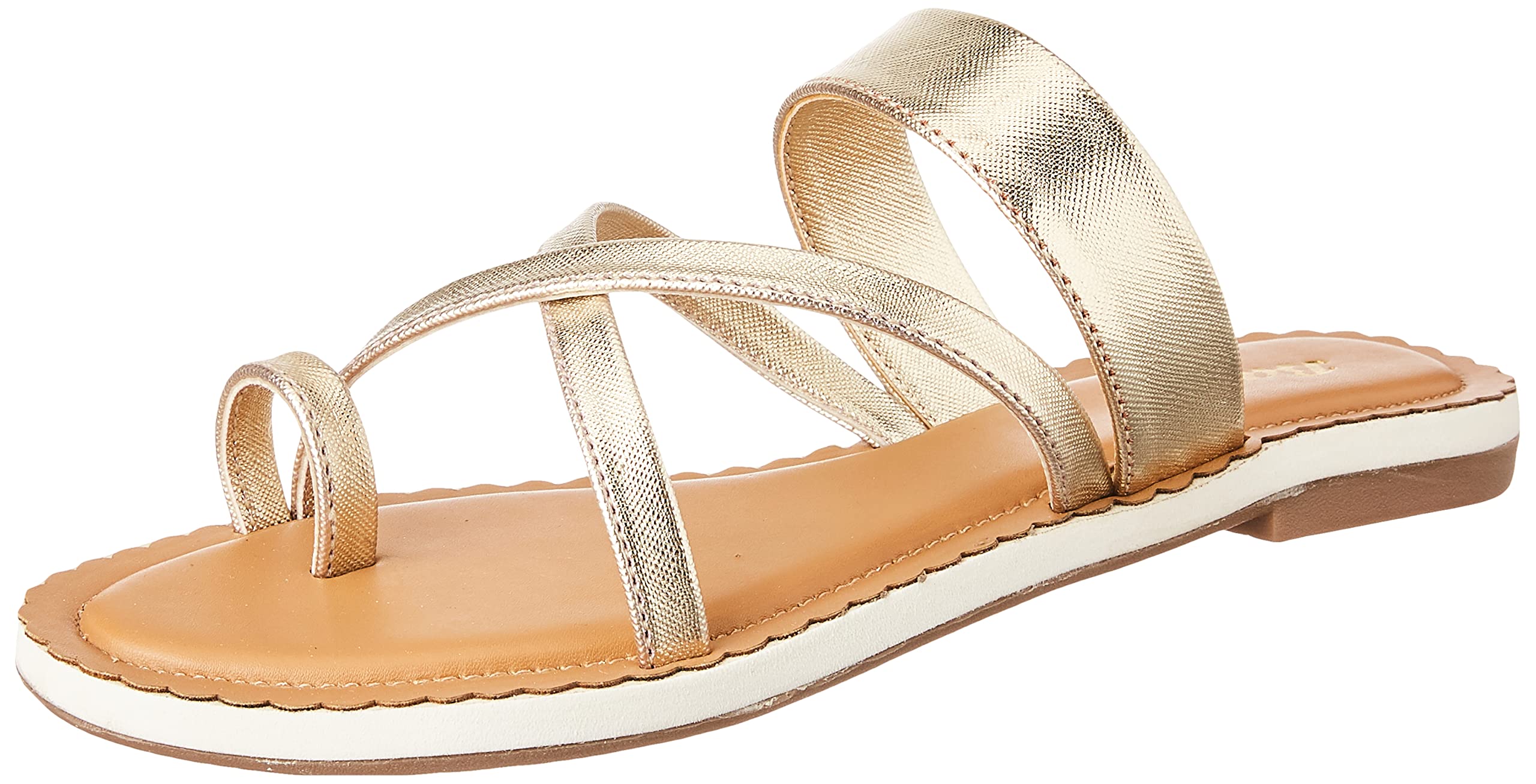 BATA Womens Natalia Gold Slipper-3 Kids UK (5718482) (B09ZYMHTNS) Amazon Price History, Amazon Price Tracker