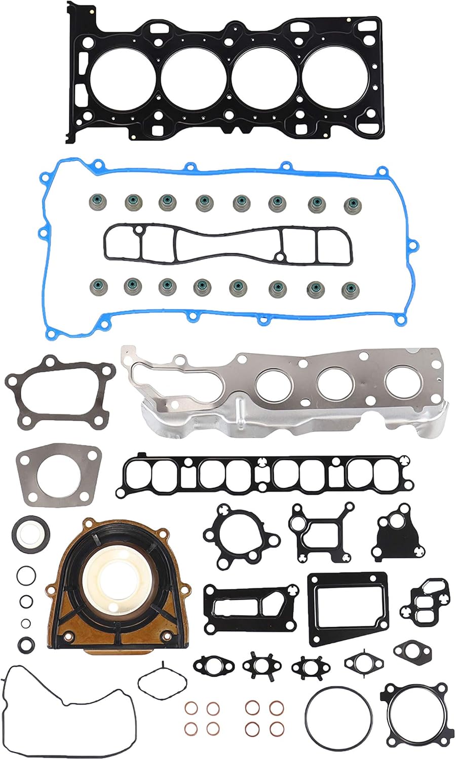 DNJ FGS4069 Full Gasket Set for 2006-2013 Mazda 3 6 CX-7 2.3L L4 16V DOHC 2260cc