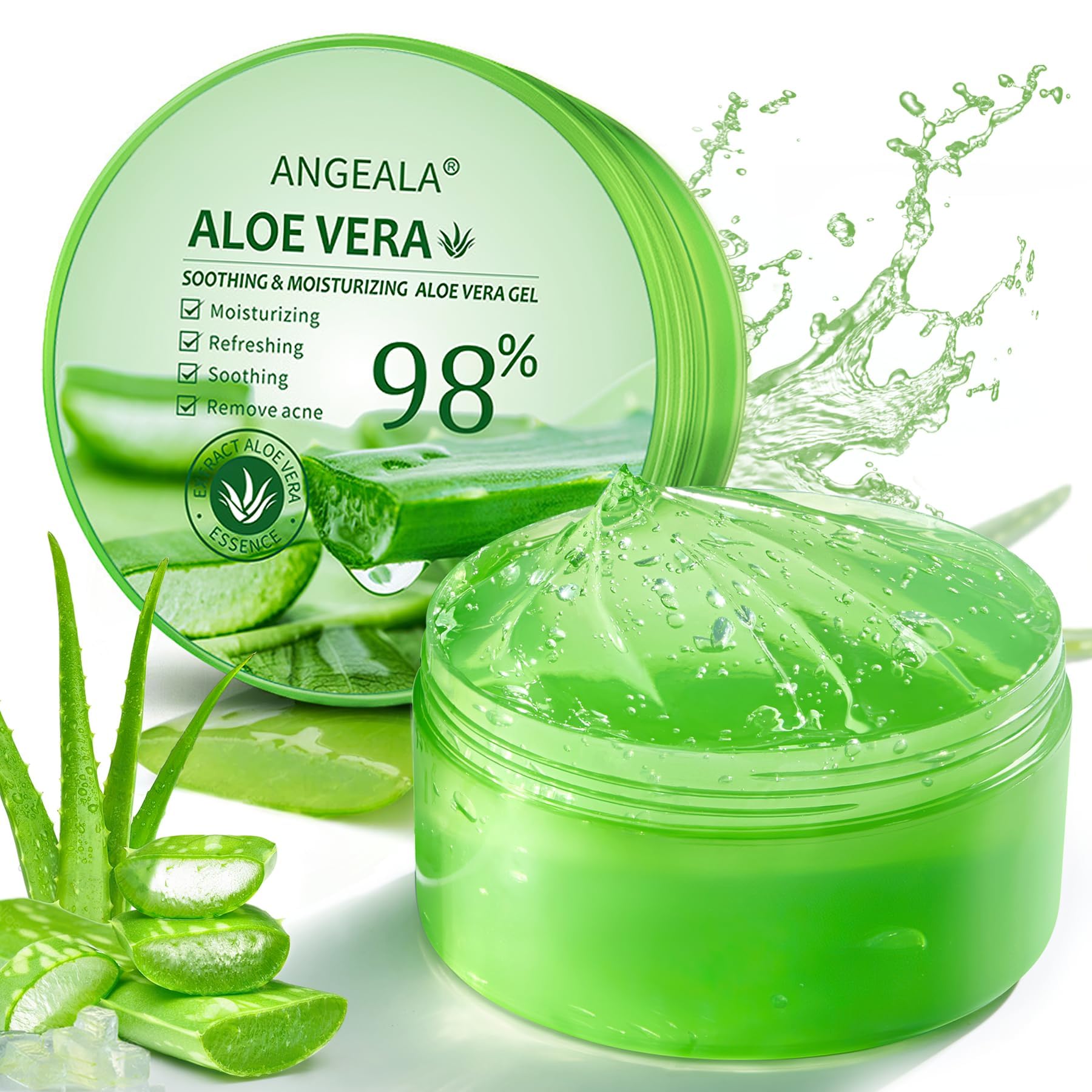 【新品未使用】 ENVIORN Moisture Series Gel 2 Amazon.com : Organic Aloe Vera Gel for Face & Body Made
