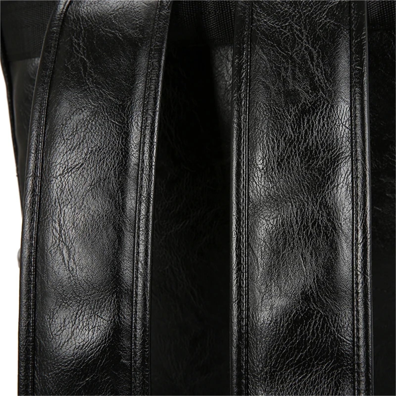 Zaino Uomo Pelle Antifurto Zaino in pelle da uomo casual | Borse a tracolla da uomo semplici for il tempo libero in pelle di pecora da viaggio for giovani di grande capacità(Brown)