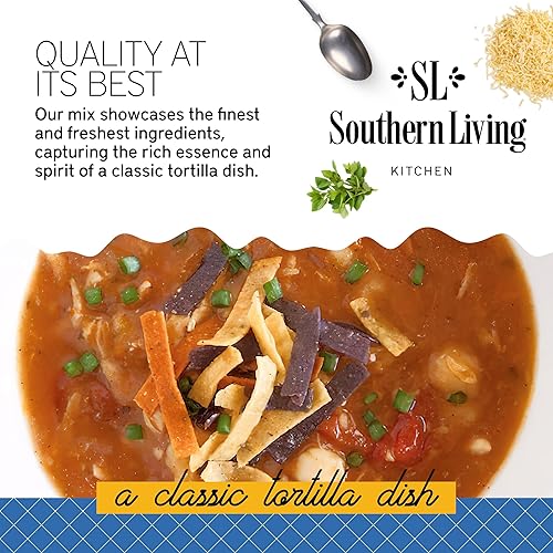 Miniatura 3 de Southern Living Mezcla de sopa de tortilla, ingredientes frescos, mezcla de condimentos para sopa, cena familiar, cazuela de tortilla, sopa de