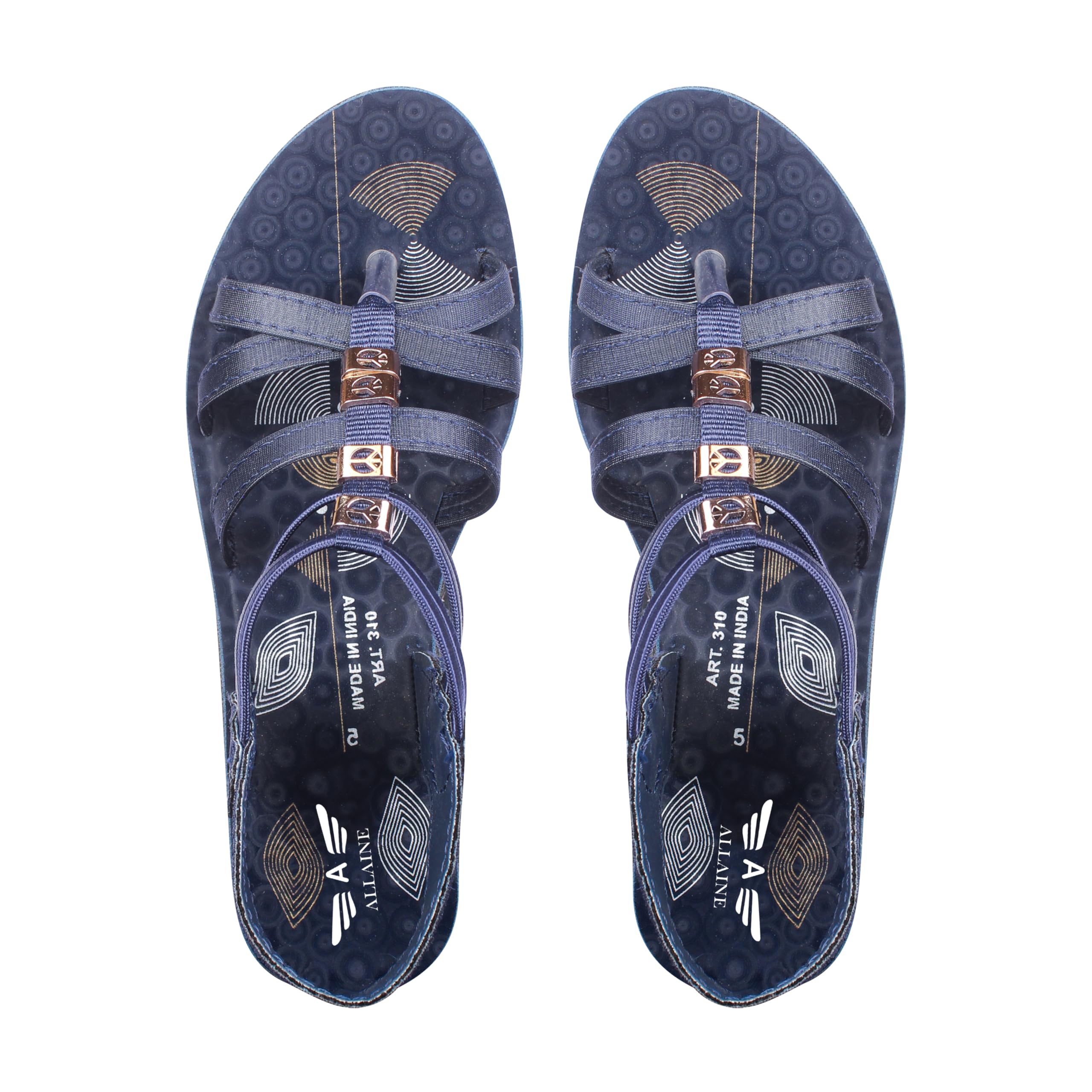 ALLAINE PU Womens & Girls Fashion Sandal - Elegant Comfort for Every Occasion (Blue, Size Uk 7)|ANE-310 (B0D8L72BBN) Amazon Price History, Amazon Price Tracker