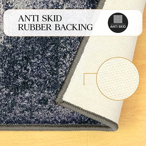 Miniatura 6 de SUPERIOR Alfombra de interior grande para dormitorio, lavable para dormitorio, sala de estar, comedor, cocina, oficina, entrada, manta de felpa,